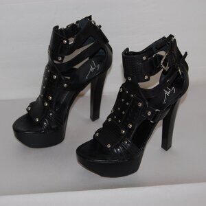 Giuseppe Zanotti Black Platform Sandals